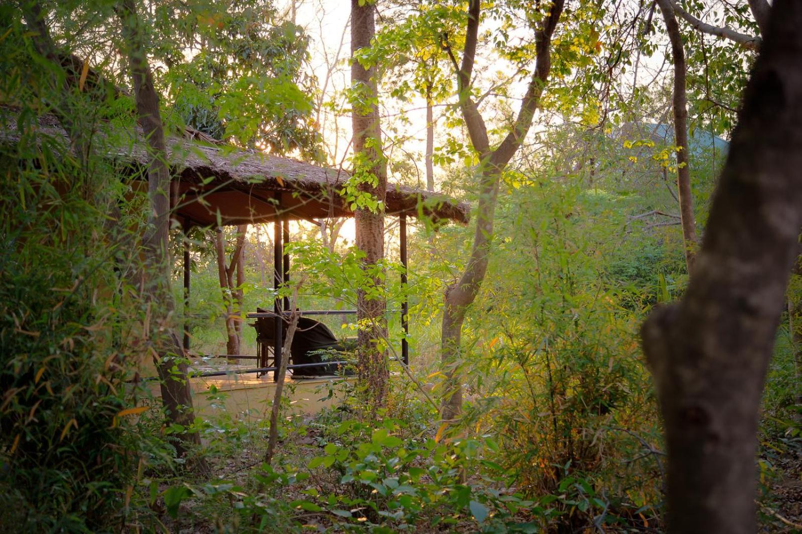 Hotel Jim's Jungle Retreat Rāmnagar Exterior foto